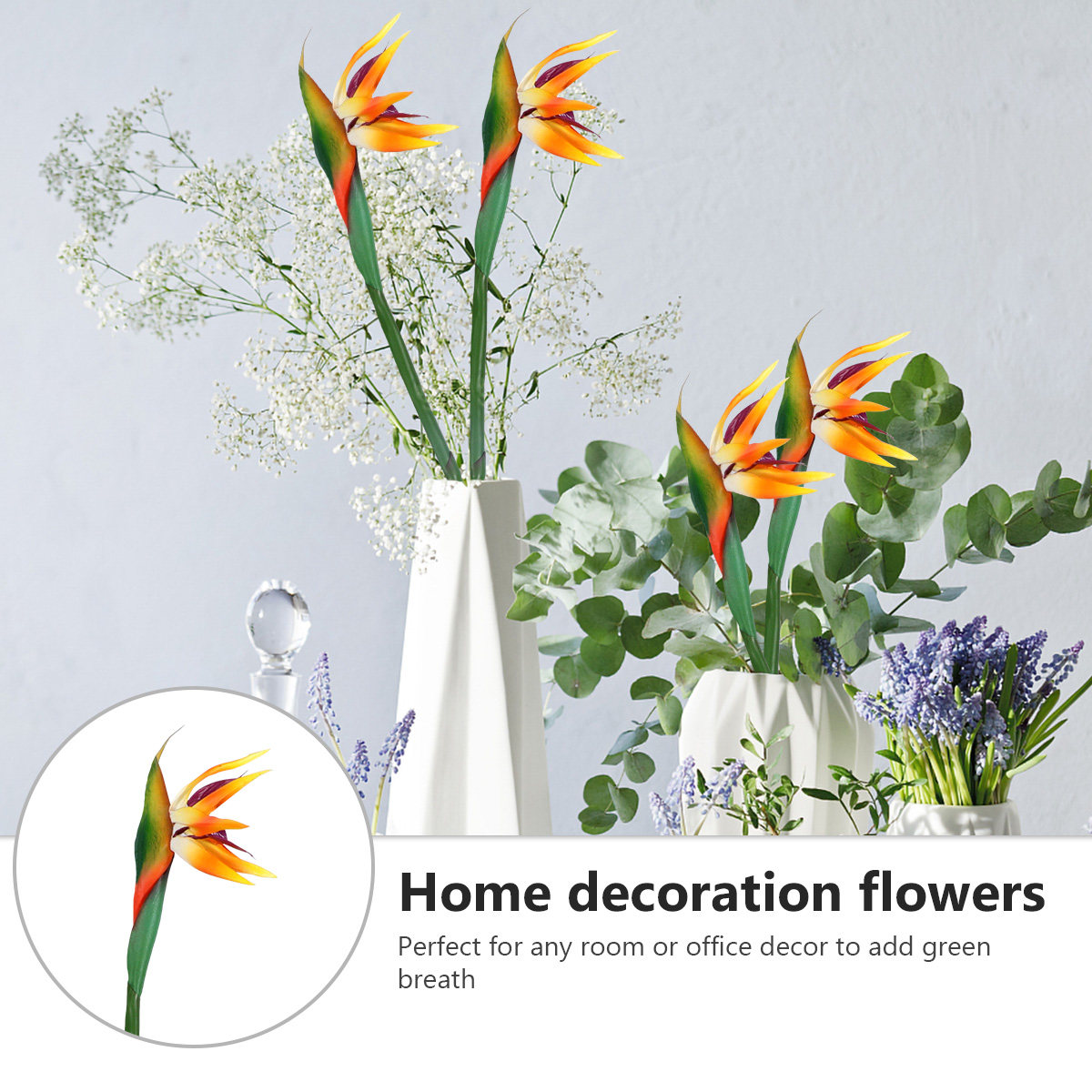 Artificial Strelitzia Flower R - đánh giá và giá Bird Paradise Strelitzia