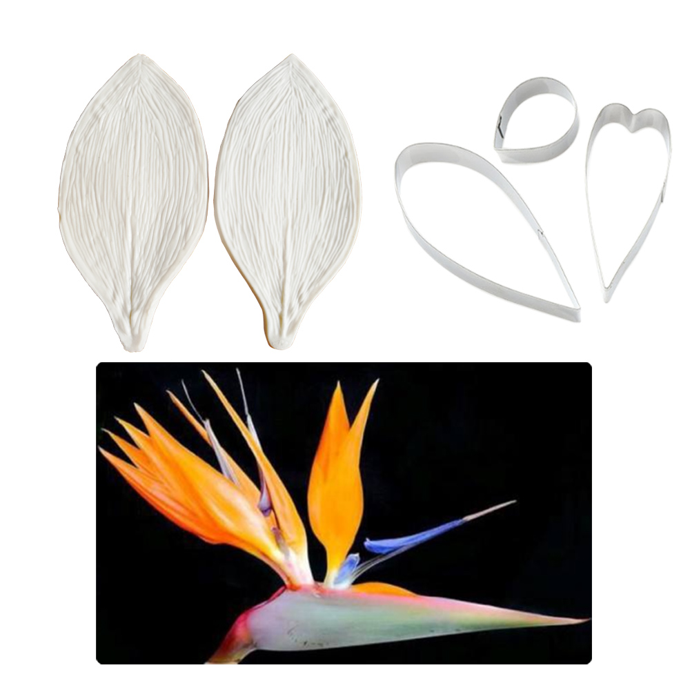 Lớn Gumpaste Strelitzia Chim T - đánh giá và giá Bird Paradise Strelitzia