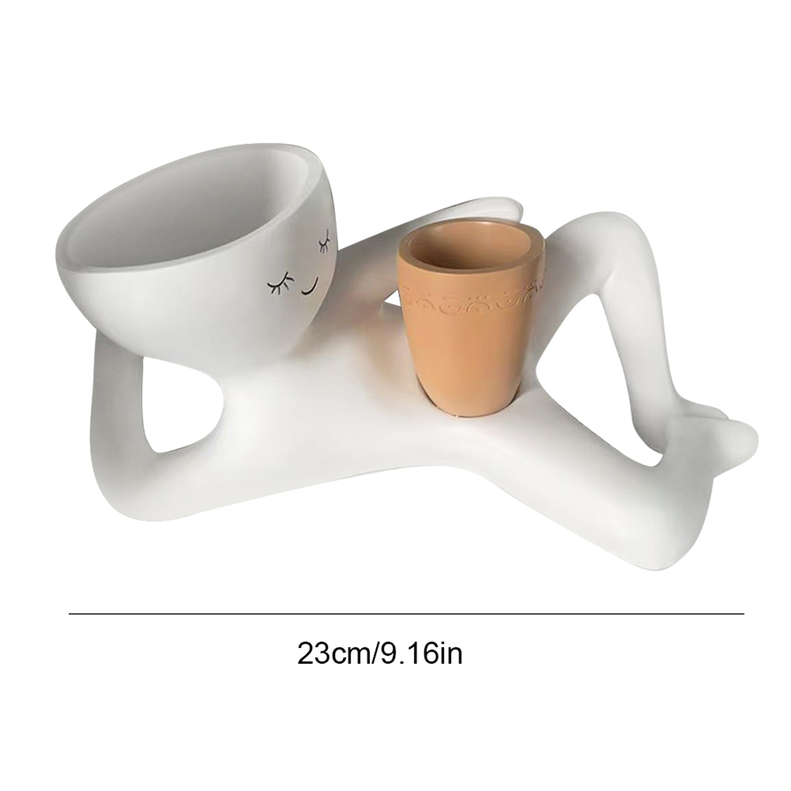 Lazy Guy Planter with Drainage - đánh giá và giá Echeveria Succulent