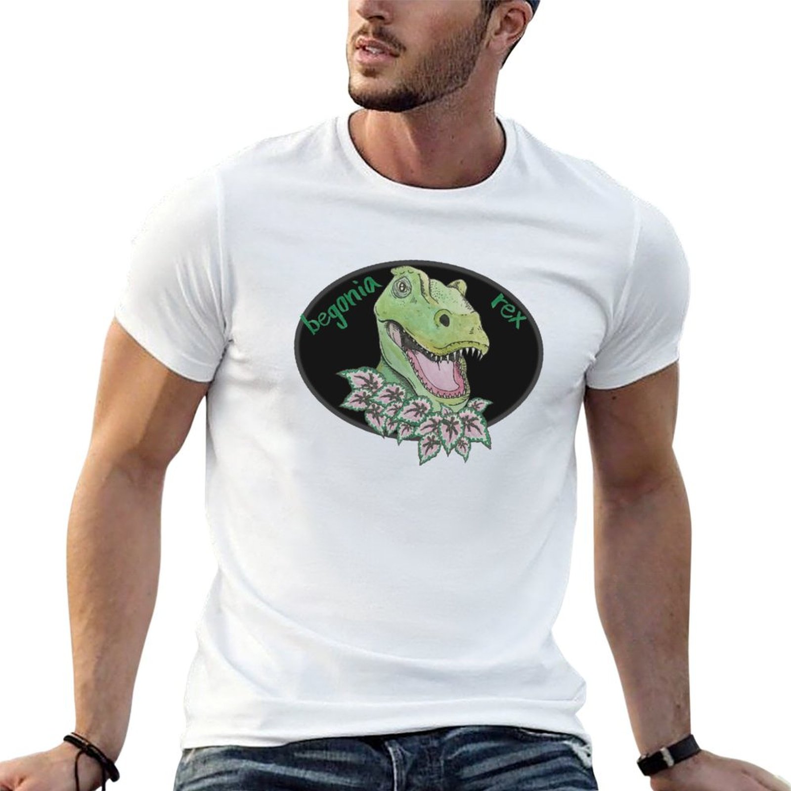 T rex begonia T-Shirt Basic So - đánh giá và giá Begonia Rex